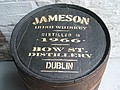 A cask in Old Jameson Distillery