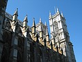Westminster Abbey in the morning sun