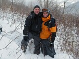 Me and Brad after the back country skiing