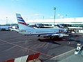 Boeing 737-400 at the Prague airport
