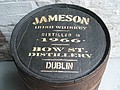 A cask in Old Jameson Distillery
