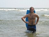 J.R. on the beach