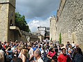 Tourists at The Tower of London