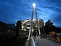 From Hungerford Millenium Bridge towards Charing Cross - the late evening