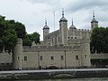 The Tower from the river Thames