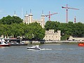 Tower and cranes from HMS Belfast