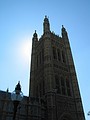 Victoria Tower in the sun
