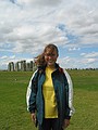 Pavla at Stonehenge