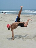 J.R. is showing Capoeira - Brazilian Martial Art
