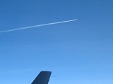In the air