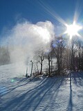 A view from a ski lift