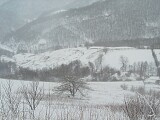 Mountains under the snow
