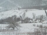 Mountains under the snow